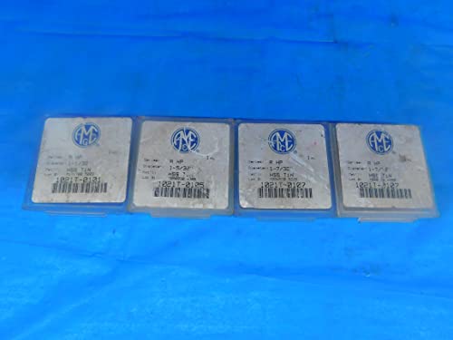 7pcs AMEC 1 1/32-1 7/32 TIN HSS SPADE Drill Inserts Série A HP - AR8084AN2