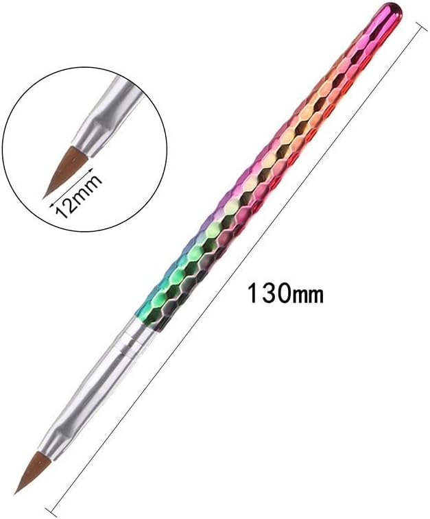 Sdgh novo profissional manicure pincel caneta caneta colorida maçaneta acrílica pintagem de unhas de desenho de desenho de desenho de pincel