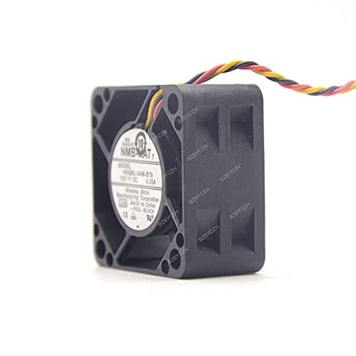 Bzbyczh compatível para NMB 1608KL-04W-B79 40X20MM 12V 0,25A 3PIN CASE VGA VGA HI-VEED 10500RPM FAN REFRIGINE