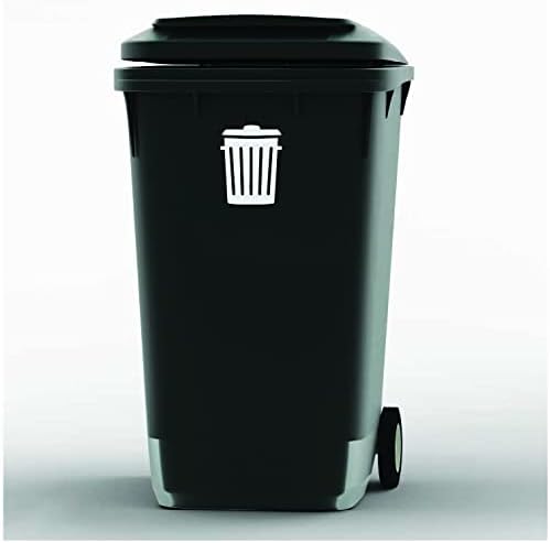 Vinil Friend Recicle e lixo LOGOTO DO LOGOTE 2 Símbolo para organizar latas de lixo ou recipientes e paredes de lixo