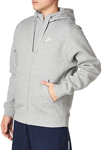 Nike masculino nsw clube full zip hoodie