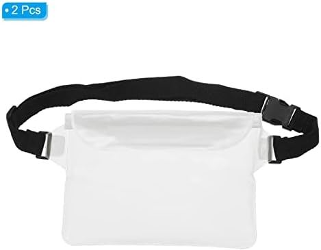 Bolsa de bolsa à prova d'água de Patikil, 2 pacote de 2 pacote limpo de bolsa de celular de grande celular universal para proteção