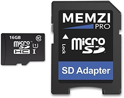 MEMZI PRO 16GB CLASS 10 90MB/S MICRO SDHC CARTÃO DE MEMÓRIA COM ADAPTADOR SD PARA AUSDOM DASH CAMERAS