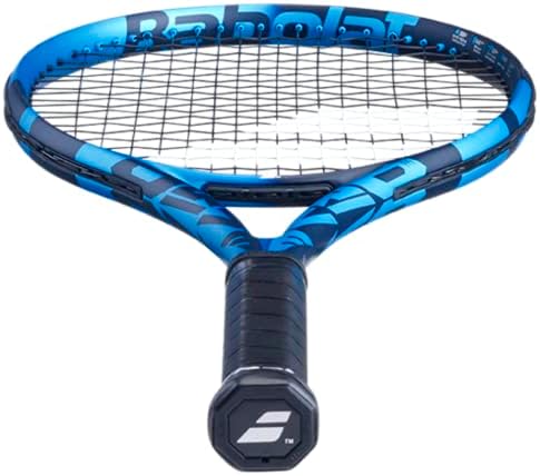 Babolat Pure Drive + Tennis Racquet - Amarrado com 16g Babolat Syn Gut na tensão de gama média