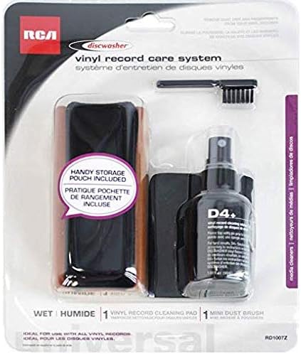 RCA RD1007Z Kit de limpeza de registro de discussão com solução de limpeza D4+