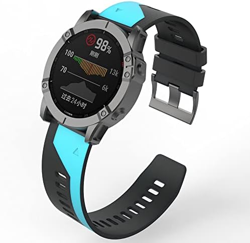 Vevel 26 mm 22mm Watch Watch Band para Garmin Fenix ​​6x 6 Pro 5x 5 Plus 3 HR 935 Enduro Straps Silicone EasyFit Redução
