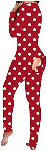 Mulgor de pescoço em vacho-de-fupinoded bodysuit de pm pijama de manga comprida Rompers de bodycon pijamas adultos para