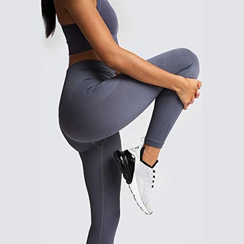 Ethkia Caseded Wedding Pant Suits Color Yoga Sports Sports de cintura de alta cintura correndo fitness terno de fitness ship-liffting