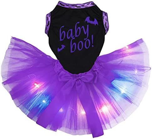 Petitebella Baby Boo Bats Puppy Dog Dress