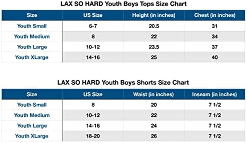 LAX Tão Hard Boys Tropical Lacrosse Shorts - Azul