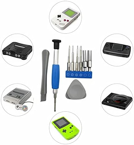 10 PCs Kit de ferramentas de reparo de segurança para chave de fenda para Nintendo Switch N64 NES Nintendo Switch N64 NES Joy-Con Wii
