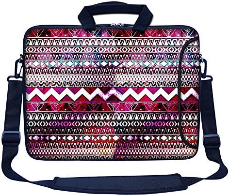 MEFFORT INC INC 17 INCELHA INCOMENTE Laptop Saco com bolso lateral extra, alça de transporte macio e alça de ombro removível FIT 16 a 17,3 Tamanho - Nota de música arco -íris