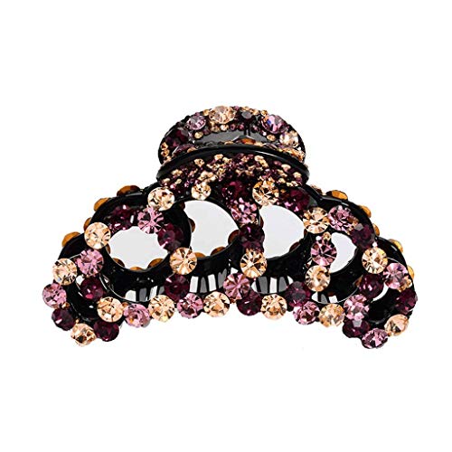 Yfqhdd strass de cristal barrettes design de clipe barrette de cabelo no casamento de noiva para eventos formais de jóias