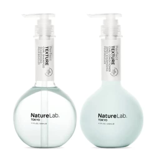 NatureLab. Tóquio Perfeito Textura Curl Shampoo e Pacote Condicionador: Fortalecer e Smootor Cabelo Curacto Naturalmente Texturizado