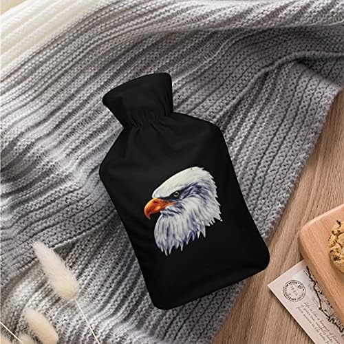 Exército American Flag Eagle Head Cabeça Injeção de água Borracha Bolsa de água quente portátil garrafa de água quente quente