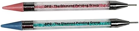 Canetas de pintura de diamante, 2pack, sem cera necessária, caneta/ferramentas de arte de diamante, caneta de broca