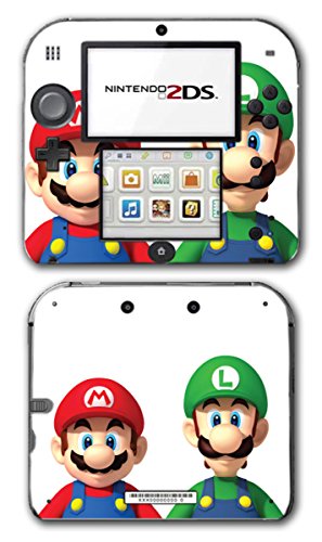 Mario e Luigi Selfie Bros video video video vinil decalque capa de adesivo de pele para Nintendo 2ds System Console