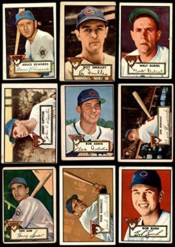 1952 Topps Chicago Cubs perto da equipe definida Chicago Cubs Good Cubs