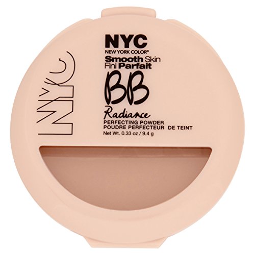 N.Y.C. New York Color BB Radiance Perfeitor pó, naturalmente bege, 0,33 onça