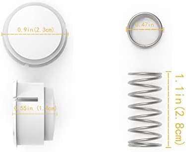 Botão e mola para o cooler de Playmate Igloo, Fit Igloo Playmate Parts, Button and Spring Kit Conjunto de 2