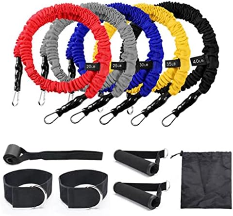 Xxxdxdp 150 lbs 11pcs conjuntos puxam corda de latex de borracha de borracha banda de fitness treinamento de fitness jump