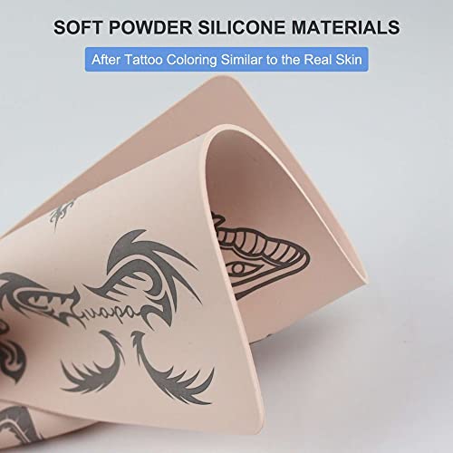 Dois lados Pré-Draw Silicone Tattoo Patter
