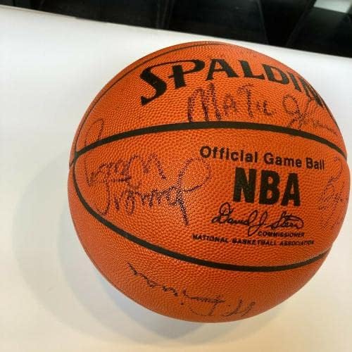 1989-90 Los Angeles Lakers Team assinou o basquete da NBA Game com JSA CoA - Basquete autografado