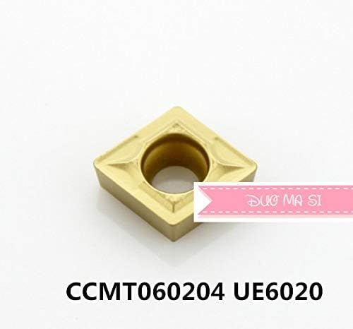 FINCOS CCMT060202/CCMT060204/CCMT060208 UE6020, CCMT original 0602 02/04/08 Inserir carboneto para girar o suporte da ferramenta