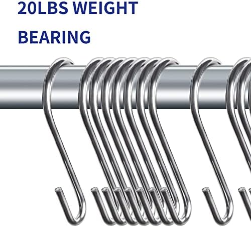 Ganchos de auuta, ganchos de penduramento de aço, 20 pacote de gancho de gancho de gancho de gancho de gancho de gancho de metal ganchos