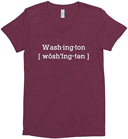 T-shirt de Phraseologia de Washington Washington, Berb Design Washington