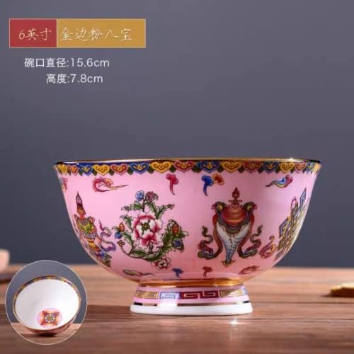 Xialon 1pc 15,6cm 6.14 em Qing Qianlong Pastel Seasons