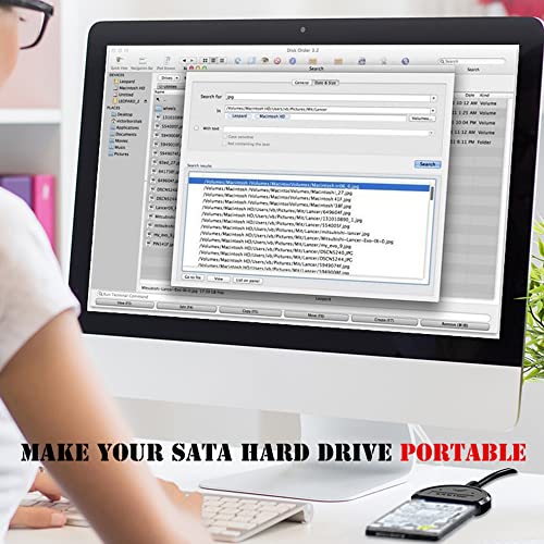 WarmStor SATA para USB 3.0 Cabo adaptador, USB 3.0 A a 2,5 ”SATA III Drive Drive Drives Drives Externo Conversor para disco rígido