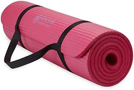 Gaiam Essentials grossa Yoga Mat Fitness & Exercício tape
