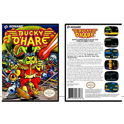 Bucky O'Hare | Sistema de entretenimento da Nintendo - apenas caso de jogo - sem jogo
