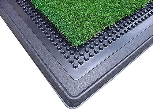 Petty Potty Dog Grass Pee Potty Pad, grama artificial para cães potty, tapete de treinamento portátil de capim -potty