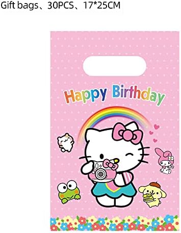 30pcs Hello Cat Kitty Birthday Party Gift Bags Sacos de doces Bolsas de boa