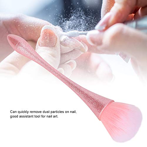 Escova de poeira de unhas, pincel de remoção de pó de poeira de poeira multifuncional