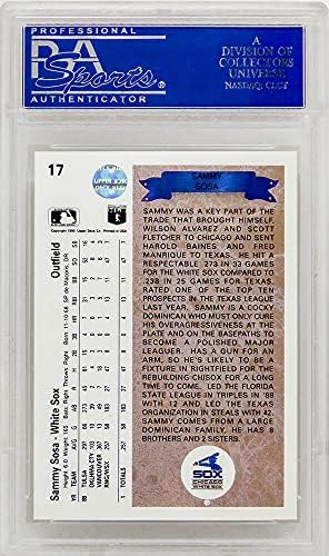 Sammy Sosa 1990 Upper Deck Baseball #17 RC ROOKIE CARD - PSA 10 GEM MINT