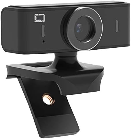 Câmera Web Bodno Full HD 1080P com microfone HD embutido, widescreen para chamadas de vídeo e gravação