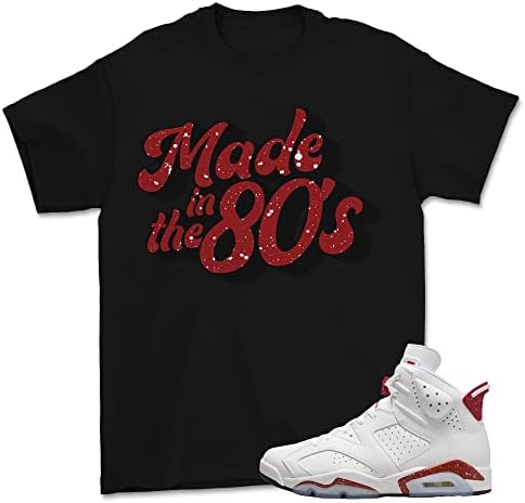 Camisa para Jordan 6 Retro vermelho Oreo 2022