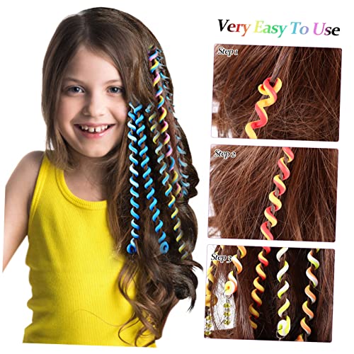 Valiclud 42 PCs Cabelos de cabelo trançado da cor infantil Acessórios para cabelos para garotas jóias de cabelo para tranças