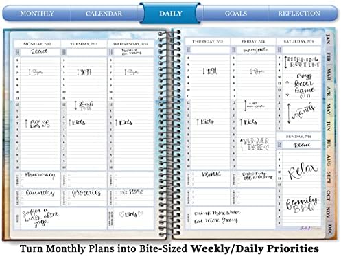 Tools4Wisdom Planner 2023-2024 Calendário - abril de 2023-24 junho - capa dura - 15 meses - A3J4 - Crossroads of Life