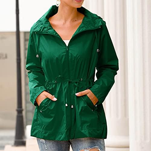 PRDECEXLU TREINAMENTO DO RETREENHO DE REVISÃO LONGA MULHERES MULHERES DIVERSIMENTOS DIVERNO DE COR SOLID SOLID Windbreaker Lapel