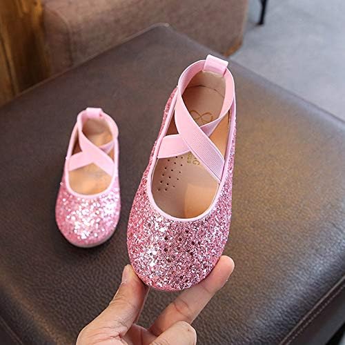 Baby Girls Dress Shoes Non Slip Mole Mary Jane Shoes Slip-On Ballet? Lats Sapatos para crianças Criança