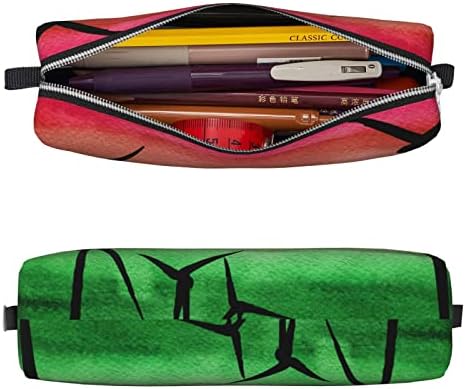 AllGobee PU Leatra Lápis Pen Case Caixa Aquarela-Videira-Videira Aquarel-Viltina Estudantes Vintage Estudantes Papelaria