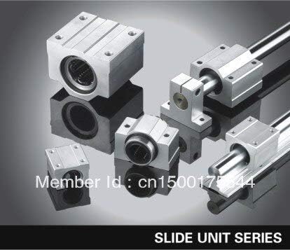Brdi03714 Rolamentos 100pcs SC8UU Unidade de caixa linear SCS8UU/SMA8UU Rolamentos de bloco linear de 8 mm Peças de roteador CNC
