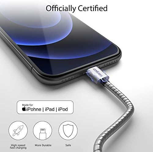 Energizer Energizer Metallic Iphone Charger, prata