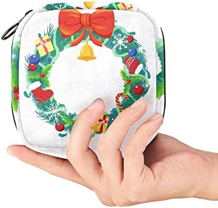 Bolsa de armazenamento de guardanapos sanitários de Oryuekan, bolsas de zíper menstrual reutilizável portátil, bolsa de