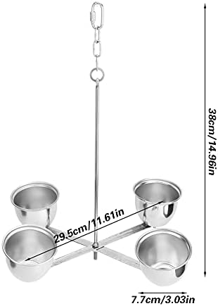 ELAZAYA PET PARROT PARROT ADIMENTO DE ÁGUA PRIMENTOS DE ALIMENTOS DE ARIGENTE PIRIO