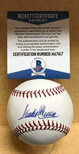 Sandy Alomar Angels/Yankees assinou Auto M.L. Baseball Beckett H47417 - Bolalls autografados